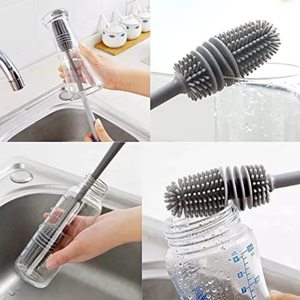 FreshDcart_Bottle_Cleaning_Silicone_Brush_with_Long_Handle_for_Baby_Bottle,_Water_Bottle,_Narrow_Neck,_Containers,_Vase_and_Glassware,_Sports_Bottle,_Cleaning_(Multicolor)_Pack_of_1