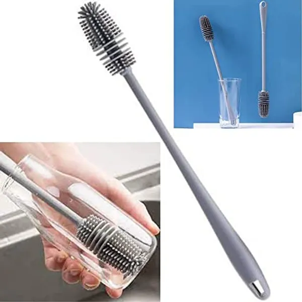 FreshDcart_Bottle_Cleaning_Silicone_Brush_with_Long_Handle_for_Baby_Bottle,_Water_Bottle,_Narrow_Neck,_Containers,_Vase_and_Glassware,_Sports_Bottle,_Cleaning_(Multicolor)_Pack_of_1