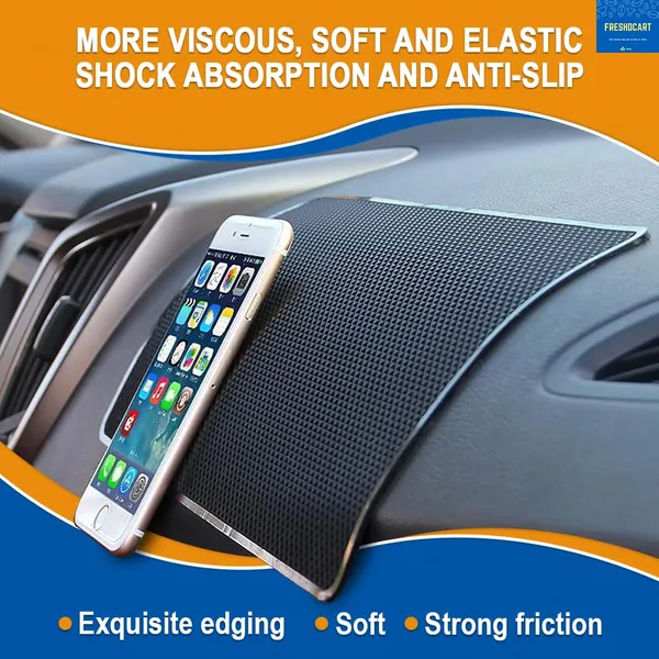 Rubber_Mat_Car_Dashboard_Anti_Slip_Car_Pad_Mobile_Phone_Holder_Non_Slip_Dashboard_Mat_Anti_Skid_Grip_Mount_For_All_Smartphone,Keychain(Black,Pack_of_1)(19_X_12-Small)