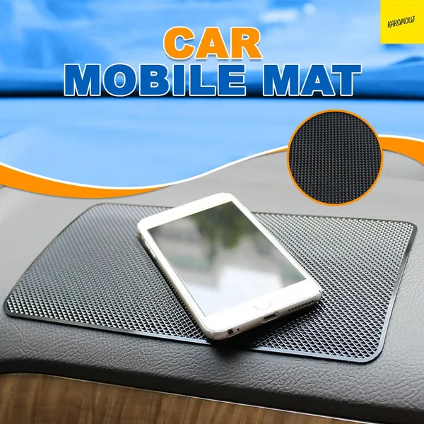 Rubber_Kma284_Car_Dashboard_Anti_Slip_Car_Pad_Non_Slip_Dashboard_Mat_Anti_Skid_Grip_Mount_For_All_Smartphone,Keychain(Black,Pack_of_1)(Small-19_X_12_X_0.1_Cm)