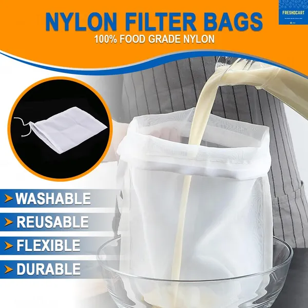 Nut_Milk_Bag_|Nylon_Filter_Cloth_|_Milk_Filter_Bag_|_Cheese_Cloth_Bag_for_Straining_Juice_as_Strainer,_Spice_Bag,_Paneer,_Curd,_Cheese,_Sprouting_Beans.White_(Pack_of_3)
