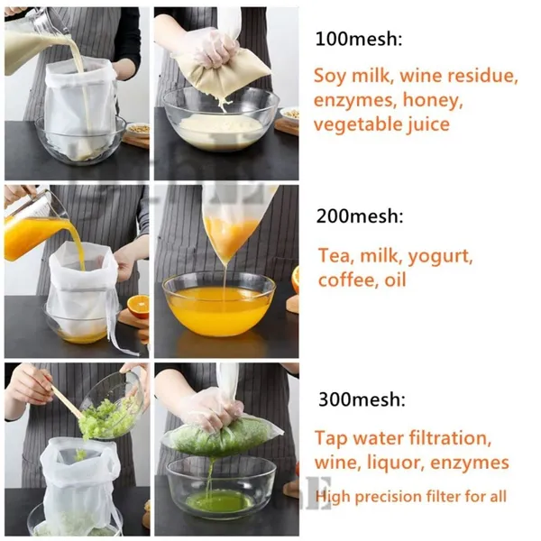 Nut_Milk_Bag_|Nylon_Filter_Cloth_|_Milk_Filter_Bag_|_Cheese_Cloth_Bag_for_Straining_Juice_as_Strainer,_Spice_Bag,_Paneer,_Curd,_Cheese,_Sprouting_Beans.White_(Pack_of_3)