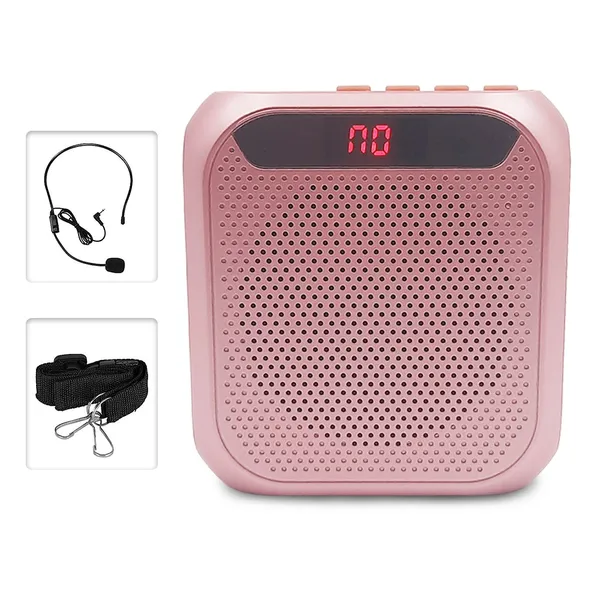 Mini_Voice_Amplifier_|_Wireless_Voice_Amplifier_|_Portable_Rechargeable_Bluetooth_Amplifier_Speaker_with_Wired_Microphone_Headset_for_Teacher,_Taxi_Driver,_Coaches,_Tour_Guide_(_Rose_Gold_Pack_of_1)