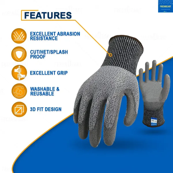 FreshDcart_Rubber,_Nylon_Anti_Cut_Safety_Hand_Gloves_With_Level_5_Protect_Kitchen_Gloves_For_Chopping_Food_Vegitable_And_Gardening,_Grey,_Pack_of_1
