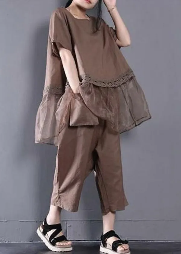 Elegent_Summer_cotton_lenin_co-ord_set