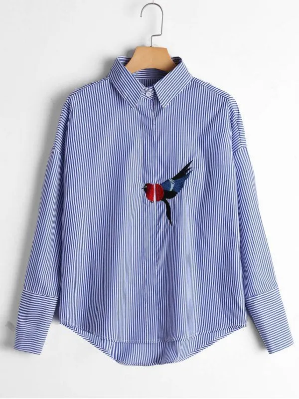 Stripe_Blue_Shirt_For_Women