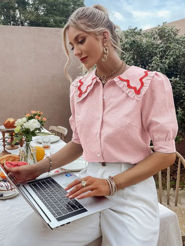 Red_Check_Shirt_For_Women