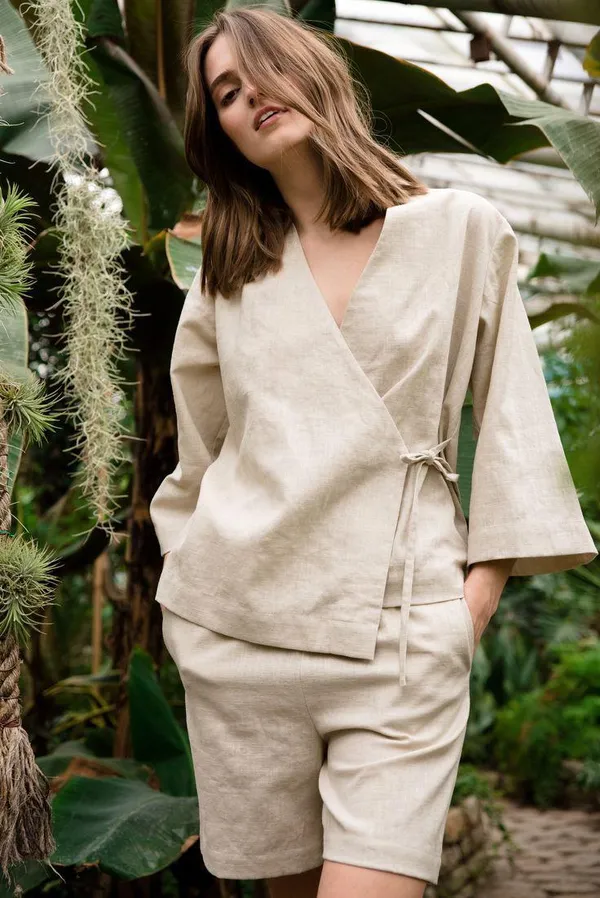 New_Summer_wear_cotton_lenin_co-ord_set