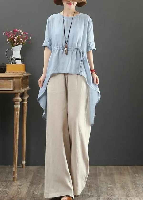 Elegent_Summer_cotton_lenin_co-ord_set