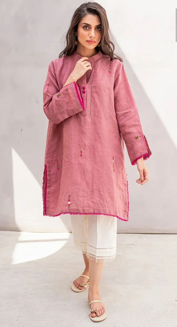 New_Summer_wear_cotton_lenin_co-ord_set