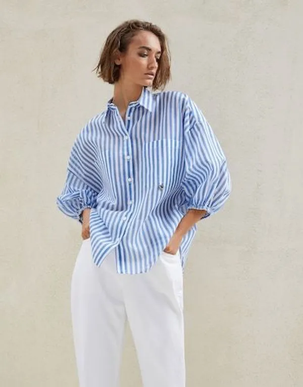 Stripe_Blue_Shirt_For_Women