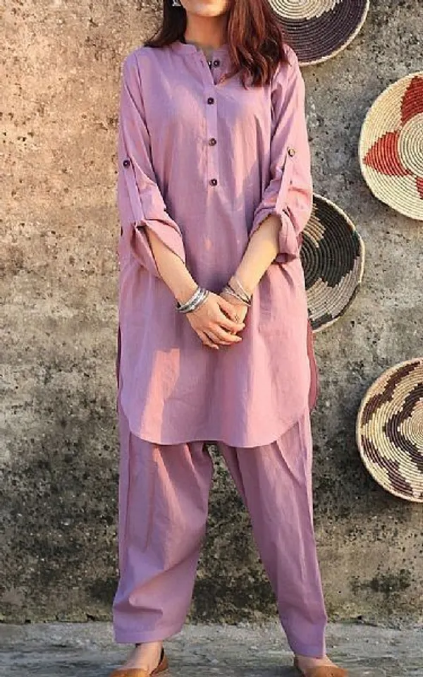Elegent_Summer_cotton_lenin_co-ord_set