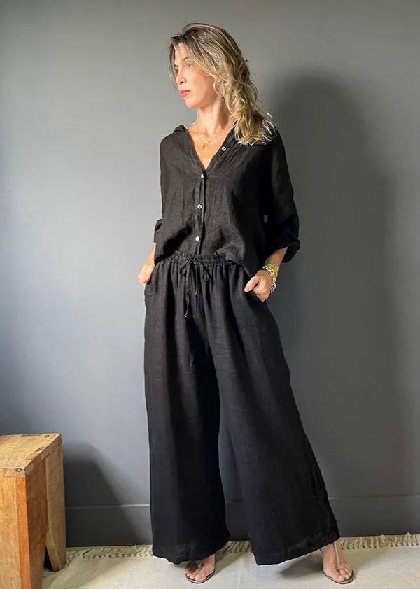 New_Summer_wear_cotton_lenin_co-ord_set