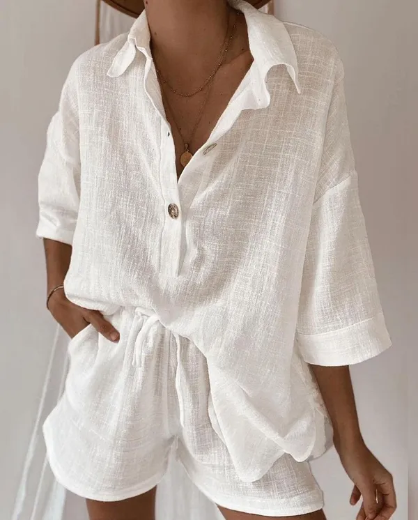 New_Summer_wear_cotton_lenin_co-ord_set