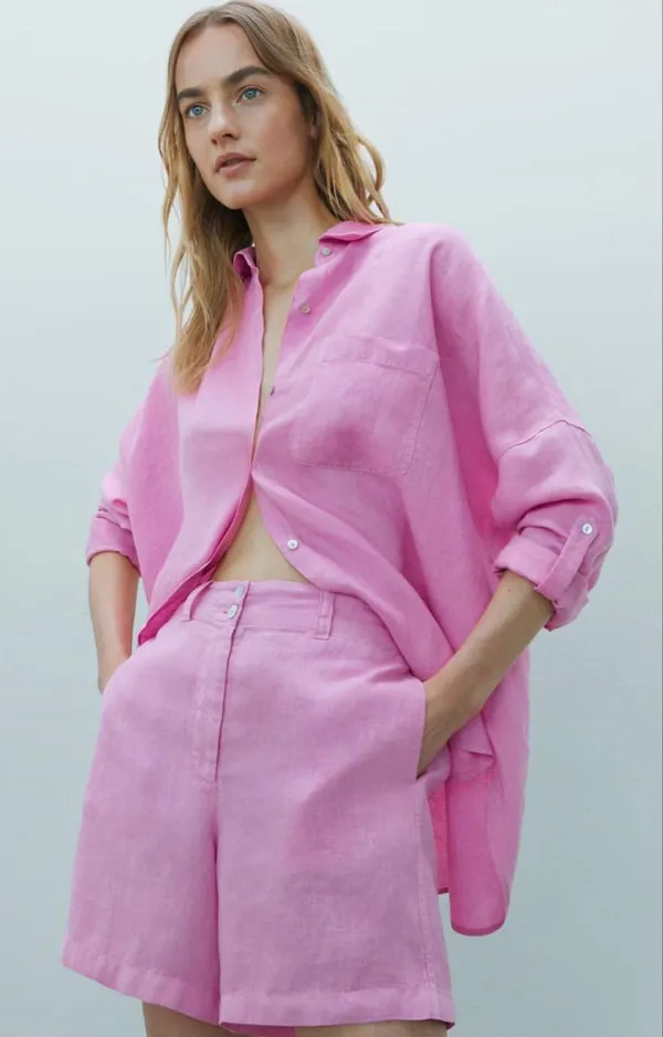 New_Summer_wear_cotton_lenin_co-ord_set