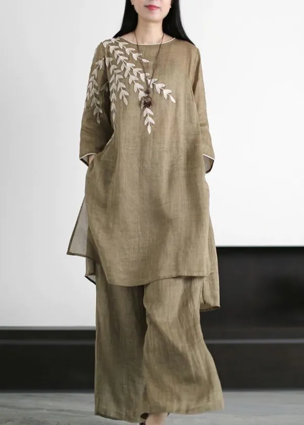 Elegent_Summer_cotton_lenin_co-ord_set