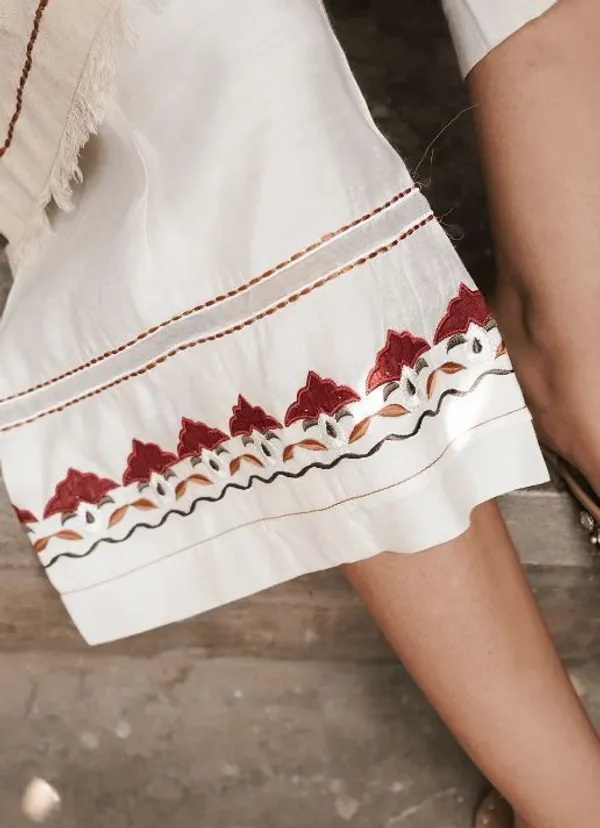 Best_seller_summer_embroidery_pure_cotton_pants