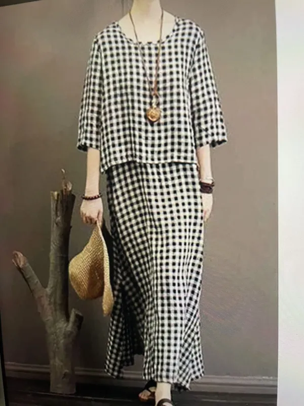 New_Summer_wear_cotton_lenin_co-ord_set