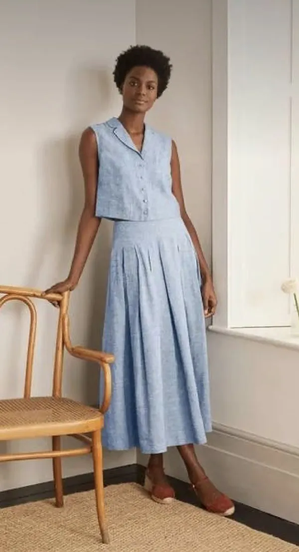 New_Summer_wear_cotton_lenin_co-ord_set