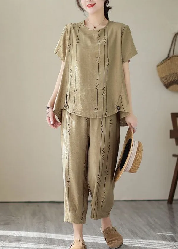 Elegent_Summer_cotton_lenin_co-ord_set