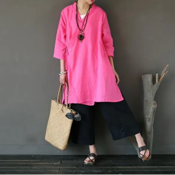 Elegent_Summer_cotton_lenin_co-ord_set