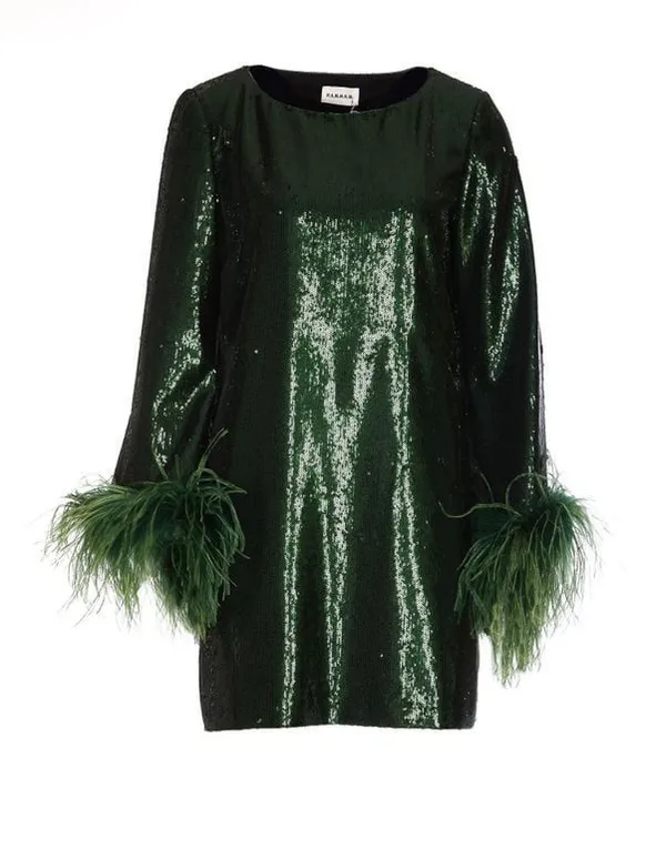 Green_Sequence_Dress_For_Women