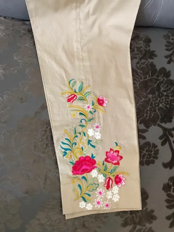 Best_seller_summer_embroidery_pure_cotton_pants