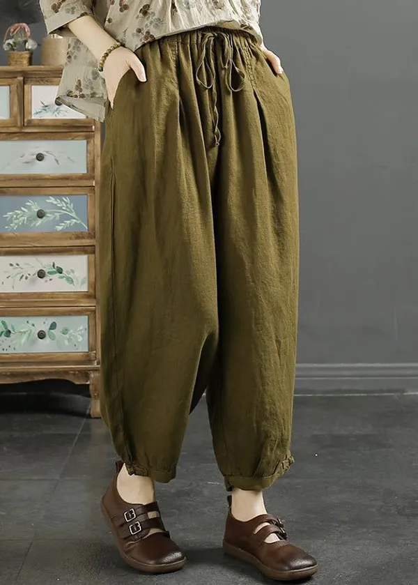 Best_seller_summer_embroidery_pure_cotton_pants