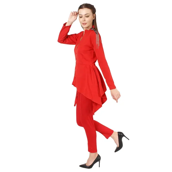 Velvet_Maroon_Pant_For_Women