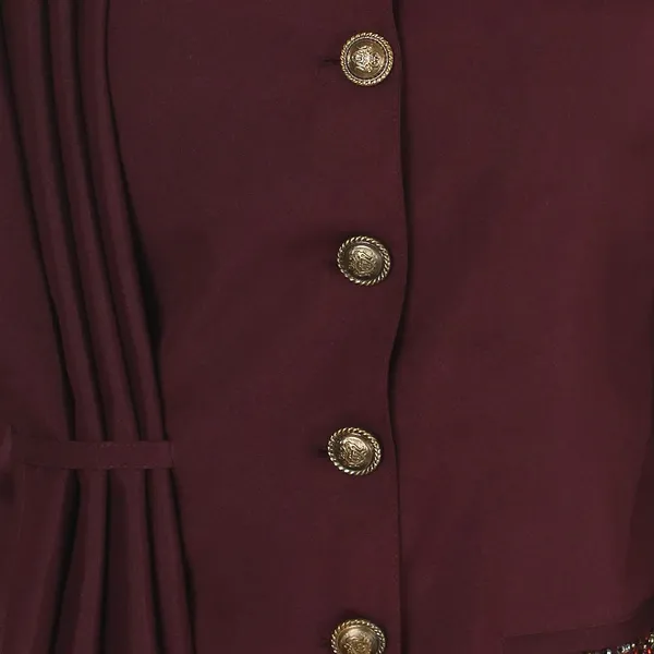 Velvet_Maroon_Shirt_For_Women