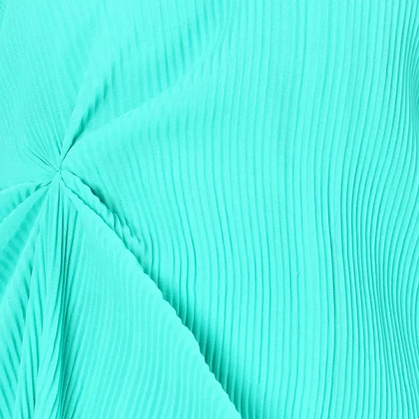Women'S_Polly_Georget_Dress_Green_Kaftan_|_Round_Neck_|_Full_Length_Dress