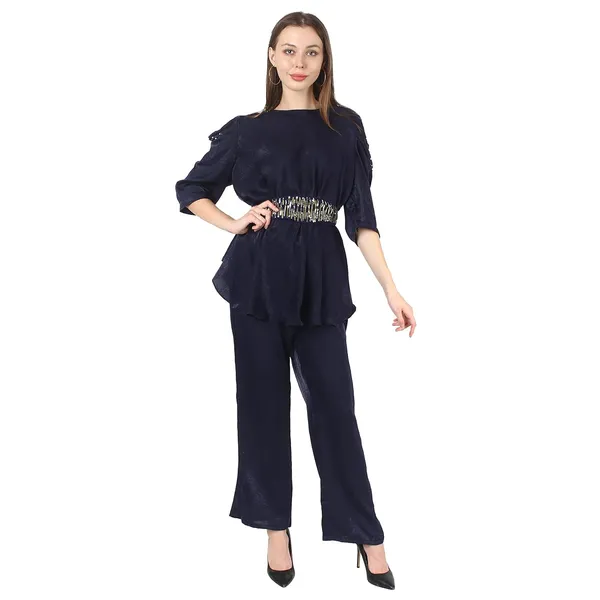 Velvet_Yellow_Pant_For_Women