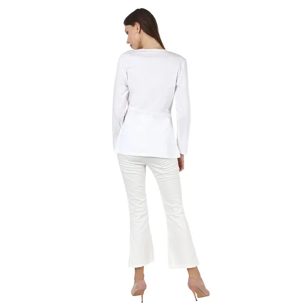 _Women'S_Summer_Georget_Overall_White_,_Lion_Buckel_|_High_Neck_|_Coode_Set