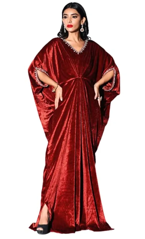 _Regular_Fit_Velvet_Track_Suit_For_Women_Stylish_Ladies_Track_Suit_For_Sports_Wear,_Nightwear,_Jogging,_Daily_Use,_Gym_Wear_Maroon