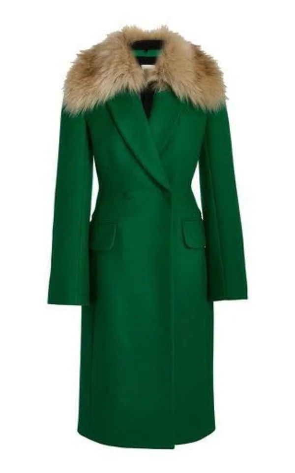 Women_Woolen_Stylish_Long_Sleeve_Regular_Coat_For_Winter_Wear_Green