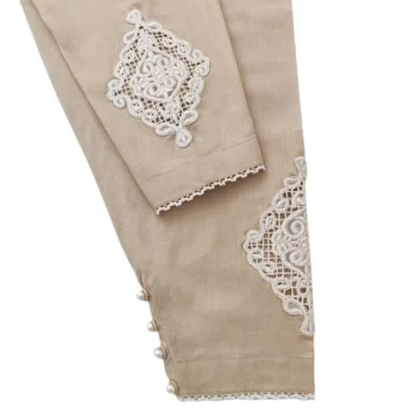 Women'S_Beige_Lace_Patch_Pants_|_Beige_|