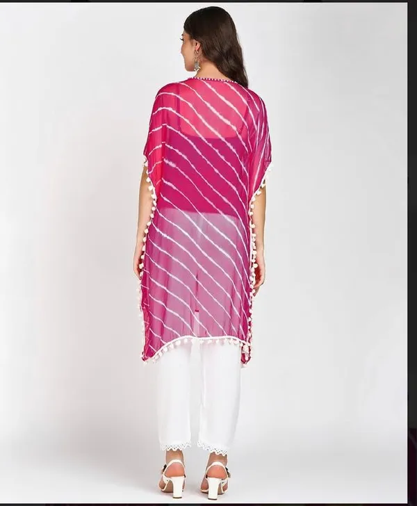 _Women'S_Cotton_Co-Ord_Set,_Straight_Kurti_With_Pant_Pink