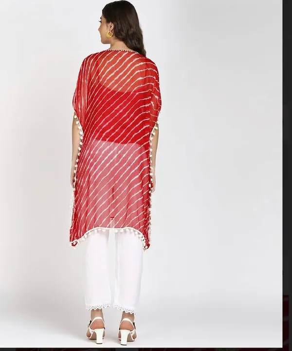 _Women'S_Cotton_Co-Ord_Set,_Straight_Kurti_With_Pant_Red
