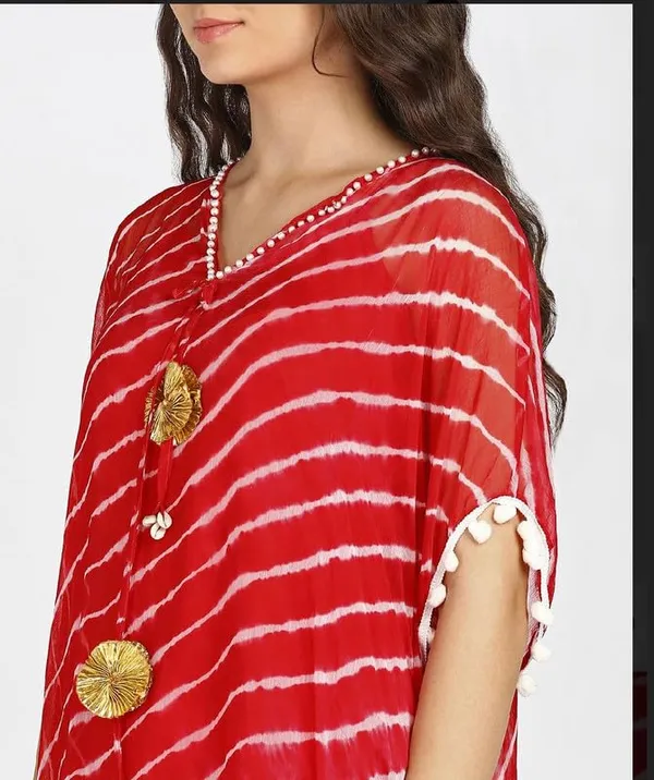 _Women'S_Cotton_Co-Ord_Set,_Straight_Kurti_With_Pant_Red