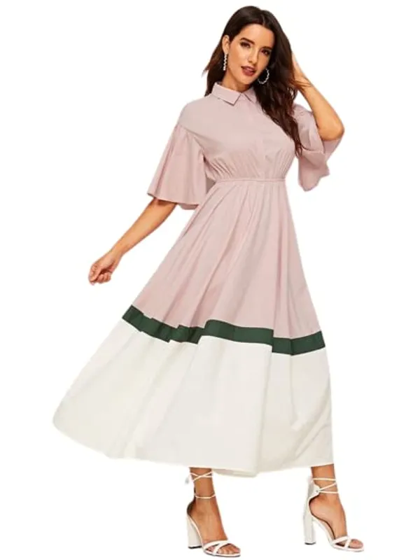 Women'S_Cotton_Dress_|_Hand_Wash_|_Solid_|_Pink_|_|2021-158