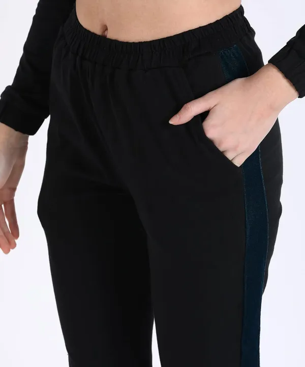 Women'S_Cotton_Jersy_Track_Suit_(Black/Silver)_(202135)
