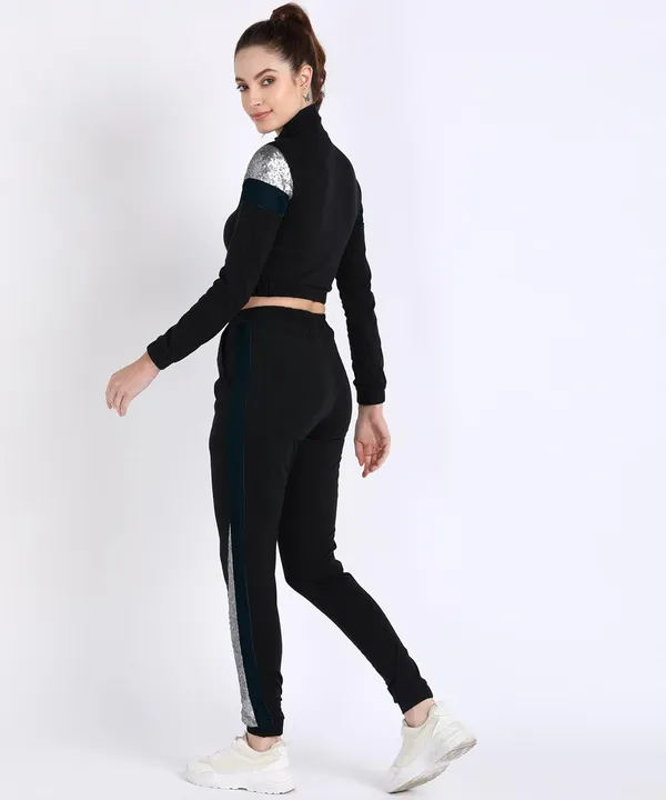 Women'S_Cotton_Jersy_Track_Suit_(Black/Silver)_(202135)