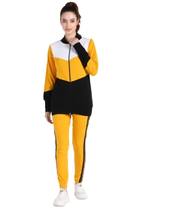 Women'S_Cotton_Jersy_Track_Suit_(Yellow/Multi)_(202132)