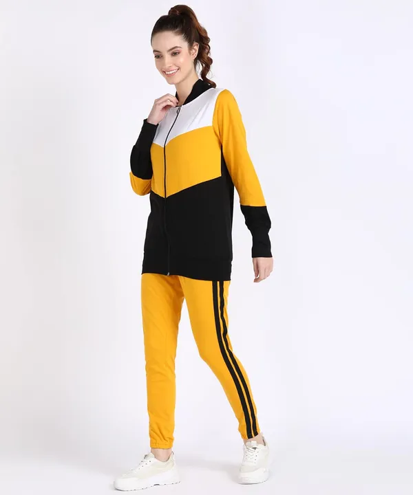 Women'S_Cotton_Jersy_Track_Suit_(Yellow/Multi)_(202132)