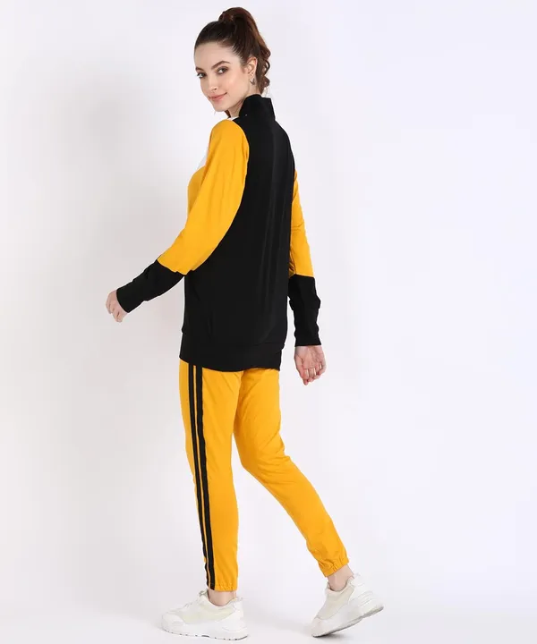 Women'S_Cotton_Jersy_Track_Suit_(Yellow/Multi)_(202132)