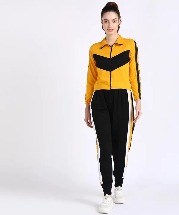 Women'S_Cotton_Jersy_Track_Suit_(Yellow/Multi)_(202134)