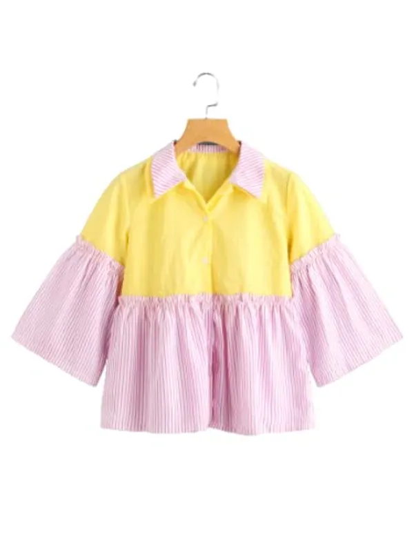 Women'S_Cotton/Rayontop_(Yellow)_(202967)