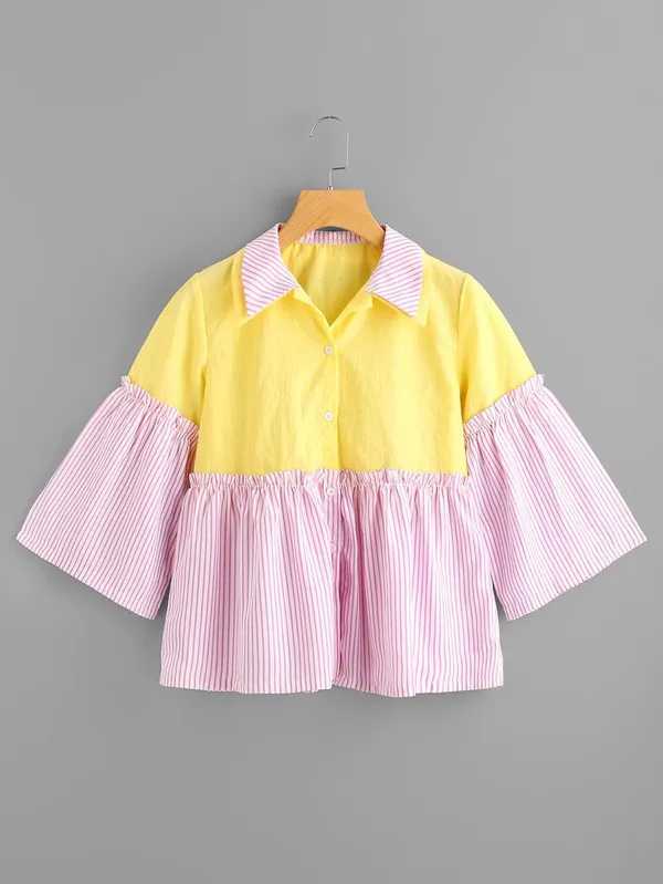 Women'S_Cotton/Rayontop_(Yellow)_(202967)
