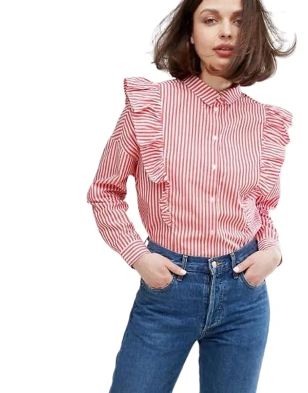 Women'S_Cotton_Shirt_|_Hand-Wash_|_Regular_Fit_|_Red_Stripe_|_2021-82