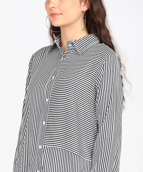 Women'S_Cotton_Shirt_|_Hand_Wash_|_Solid_|_Black_Stripe_|_|2021-138